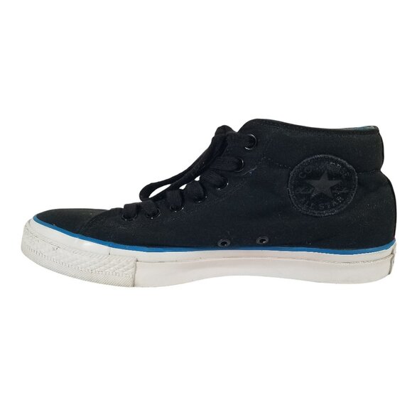Converse CONS Skate Shoe Rare All Star CTAs Mid-top Black w/Blue Lining main image 10